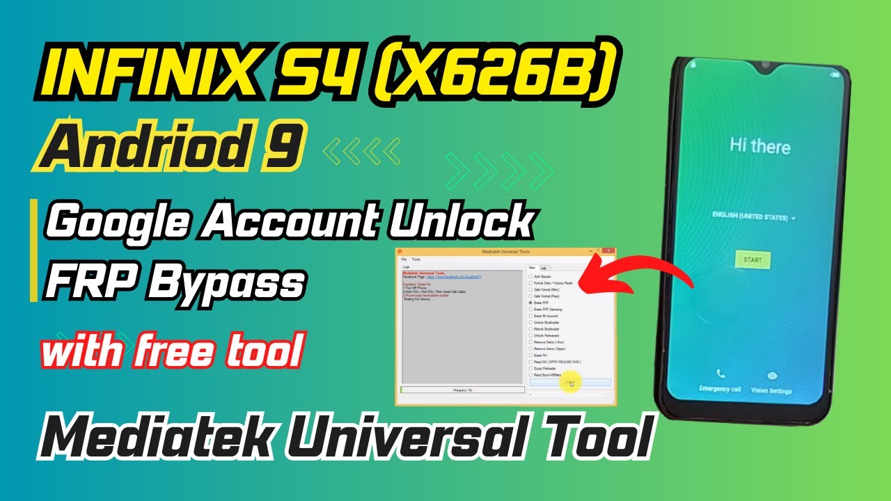 Infinix S4 (android 9.0) frp bypass | Infinix x626B Infinix S4 (android 9.0) frp bypass | Infinix x626B