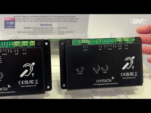 ISE 2025: Contacta Explains ID Integrated Hearing Loop Driver Optimized for OEM System