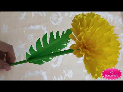 Làm hoa từ giấy vô cùng đơn giản mà đẹp - HD handmade