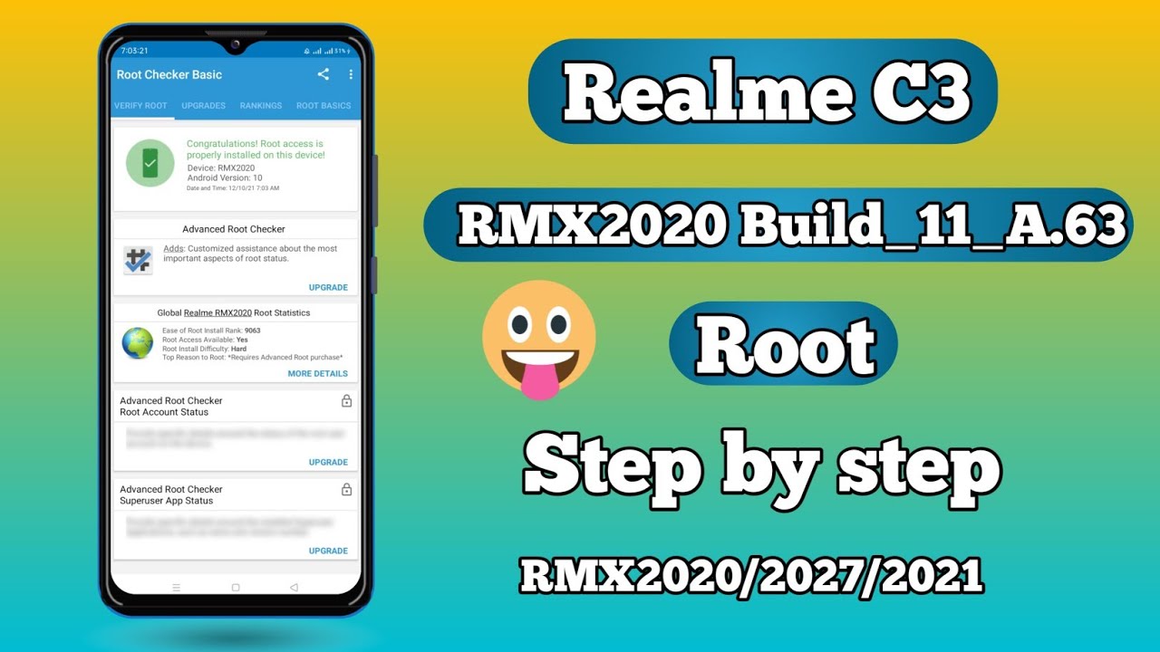 How to root Realme C3 RMX2020/2027/2021 A.63 full guide How to root Realme C3 RMX2020/2027/2021 A.63 full guide