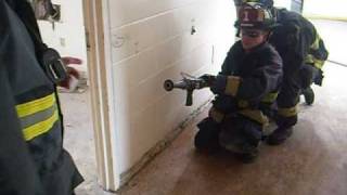 Advancing Hose Off a Narrow Hallway