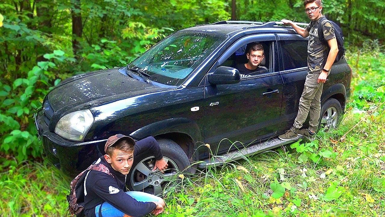 Вывез голубоглазую студентку в лес на машине чтобы отодрать на капоте