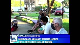 BAIGORRIA: ENCUENTRO DE MÚSICOS Y ARTISTAS LOCALES CON LA NUEVA SECRETARIA DE CULTURA