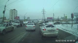 Видео дтп 28 02 2018 Волгоград от Toxa Fartoviy, улица маршала Ерёменко, Волгоград, Россия