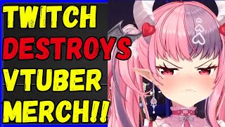Twitch Destroys More Vtuber Merch Nova Leaves Glitchstars, Noripro Graduation