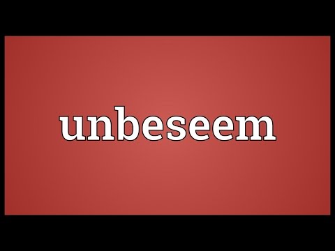 Header of unbeseem