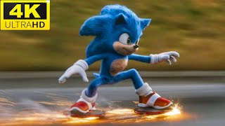 Sonic Saves Turtle - Cave Scene Sonic The Hedgehog 2020 Moviesclips 4K Video
