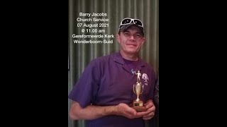 Barry Jacobs Gedenkdiens