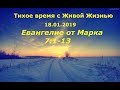 Тихое время с Живой Жизнью: от Марка 7:1–13 (18012019)