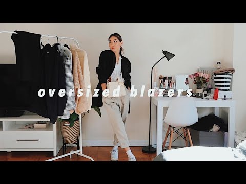 STYLING: OVERSIZED BLAZERS | 6 outfit ideas - YouTube