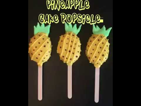 Pineapple Cake Pops