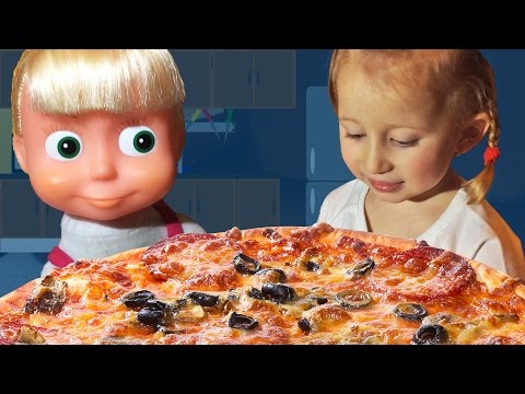 Maša i Sonja prave PICU! Video za decu Sonjine Avanture / Masha and The Bear PIZZA Маша и Медведь