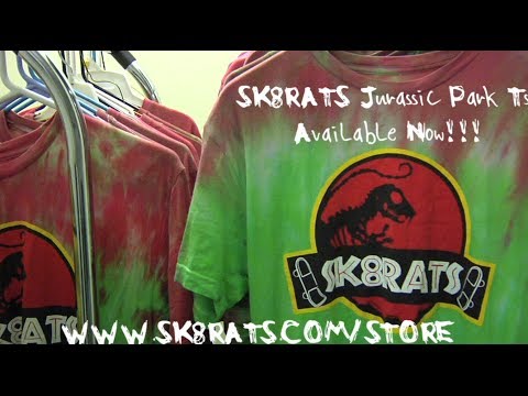 SK8RATS Jurassic Park T-Shirt Commercial