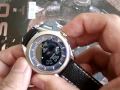 RELÓGIO OMEGA SEAMASTER DIGITAL 120 METROS VIDRO SAFIRA ANALOGICO E DIGITAL CAIXA EM AÇO