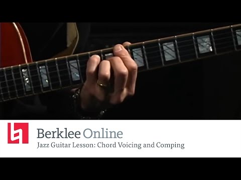 Jazz Guitar Lesson - Chord Voicing and Comping
