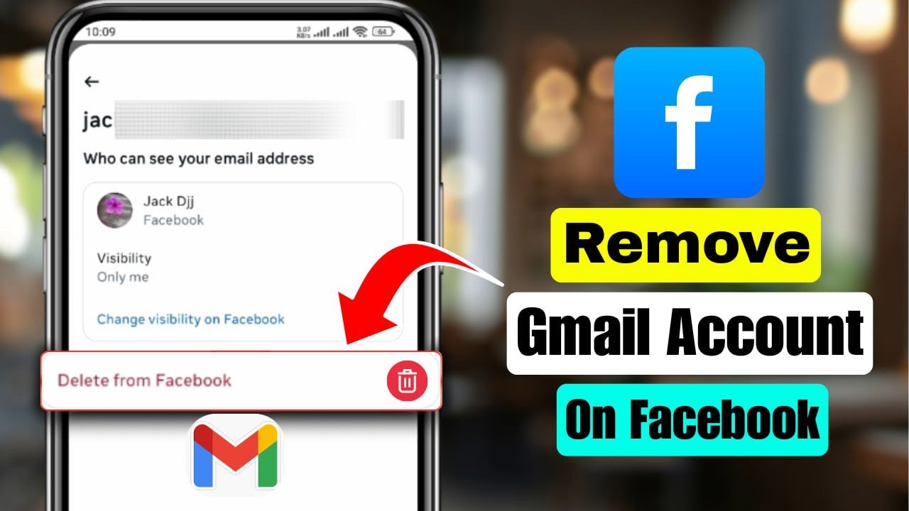 How to Remove Gmail Account on Facebook How to Remove Gmail Account on Facebook