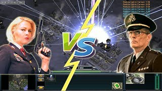 Generals Zero Hour - Challenge - General Alexander Vs General Townes - Hard Difficulty