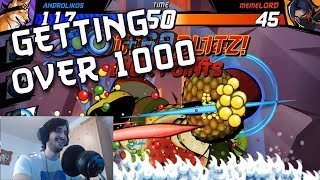 Fruit Ninja Fight - Androlikos goes for 1,000 points