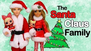 SWTAD LOL Families ! The Santa Claus Family Has New Neighbors | Toys and Dolls Pretend Play for Kids