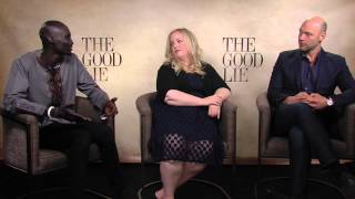 The Good Lie Ger Duany, Sara Baker, & Corey Stolll Official Interview Screenslam