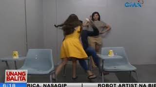 Kyline, Therese At Manolo Pedrosa, Nag-Unahan Sa Agawan Ng Bituin Game Ng Unang Hirit