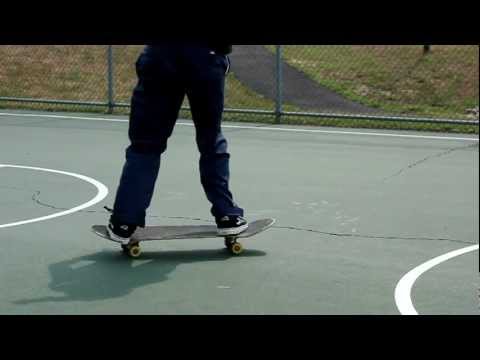 Trick Tipz #8 - How To Backside (BS) 180 Flip On A Skateboard Easy - Tutorial - Thunderwood