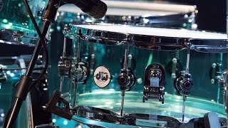 DW Design Series Sea Glass Acrylic Snare Drum | Chad Smith Overview