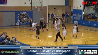 BASKETBALL - Alliance Holiday Tournament - Day 1 - Gordon-Rushville vs Bridgeport - FREAM Sports