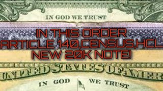 In this order article 140, senses, HCL, new 20,000 new note!