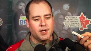 2012 Tim Hortons Brier Page Playoff 3 vs 4 Media Scrum