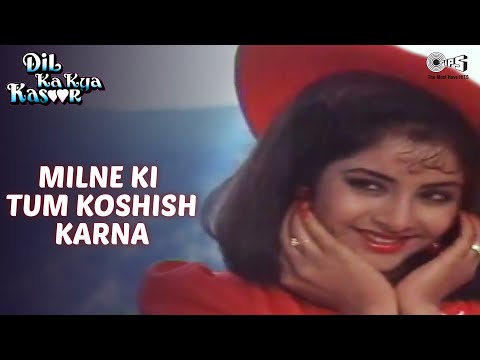 Milne Ki Tum Koshish Karna - Dil Ka Kya Kasoor | Divya Bharti...