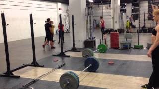 Clean & Jerk: 85 x 3 reps by Annie Míst Thórisdóttir