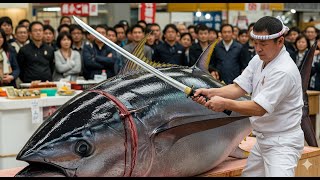 1000 Otoro Cut From Giant Bluefin Tuna The King Of Sushi