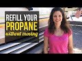 RV Living - How to refill your propane tank without moving your RV