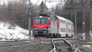 Электровоз Эп20-013 С Поездом № 740 Брянск - Москва