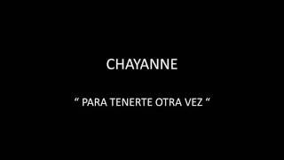 Watch Chayanne Para Tenerte Otra Vez video