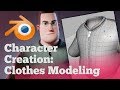 Blender Character Creation: Modeling the Clothes Timelapse