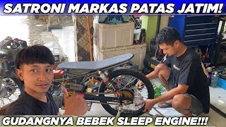 Satroni Markas Patas Jatim Seting Bebek Sleep Engine Dan Bebek 130Cc