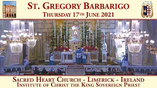 Thursday 17th June 2021: St. Gregory Barbarigo