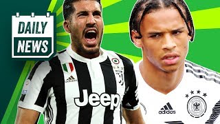 TRANSFERS + BREAKING WORLD CUP NEWS: Emre Can signs for Juventus + Sané is dropped from Germany!