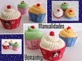 CUPCAKES O PANQUECITOS HECHOS CON TOALLITAS FACIALES Y FOAMY .- CUPCAKES MADE WITH WASHCLOTHS .