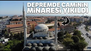 İstanbul'daki Deprem Caminin Minaresini Yıktı