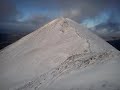 Hopegill Head in snow Video Hopegill Head in snow Video