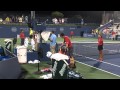 Kokkinakis-Harrison handshake and some chatter in Cincinnati