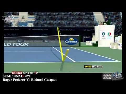 [RFTV 2．0] ロジャー フェデラー Vs Richard ガスケ - Dubai Duty Free テニス Championship （Semi 決勝戦（ファイナル）　）