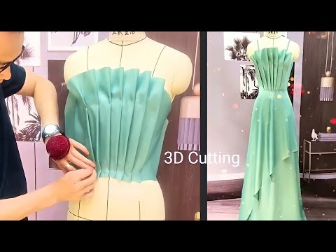 Thiết kế váy đầm nâng cao bằng phương pháp Drapping| Rập 3D| 3D Cutting| TR Cutting