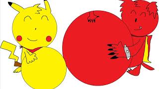 Colin The Pikachu Red Scarf Me And Javior Dog Vore