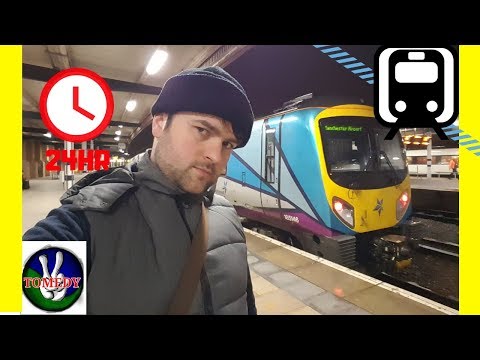 I spent all night traveling on the trains!!