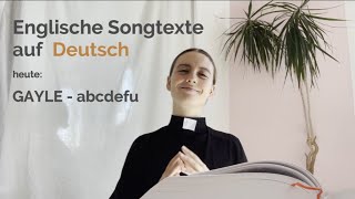Pfarrer ließt " Gayle - abcdefu " auf deutsch