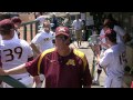 Gophers Conduct Their Own "Interview" Behind John Anderson